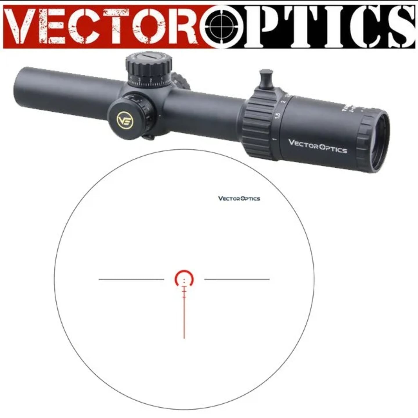 Vector Optics Taurus 1-6x24FFP Tüfek Dürbünü SCFF-27